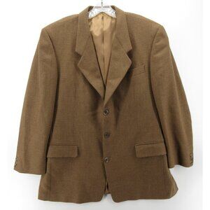 VINTAGE Karl Lagerfeld Sport Coat 43 Blazer Wool Tweed Jacket USA